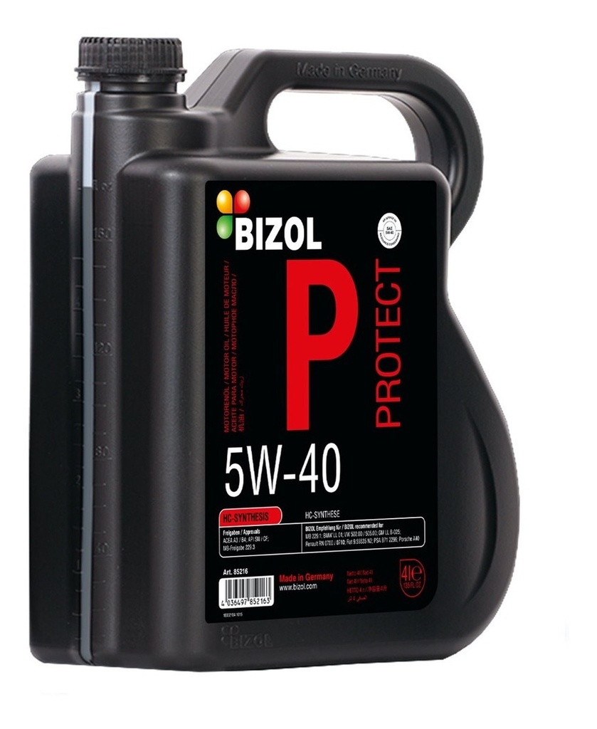 Bizol Protect 5W-40 - 4Lts.