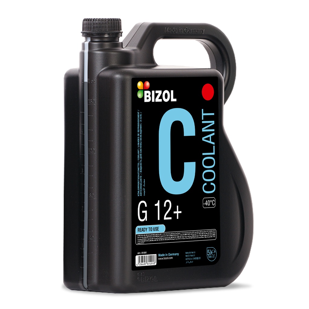 Bizol Coolant G12+(-40) - 5Lts.