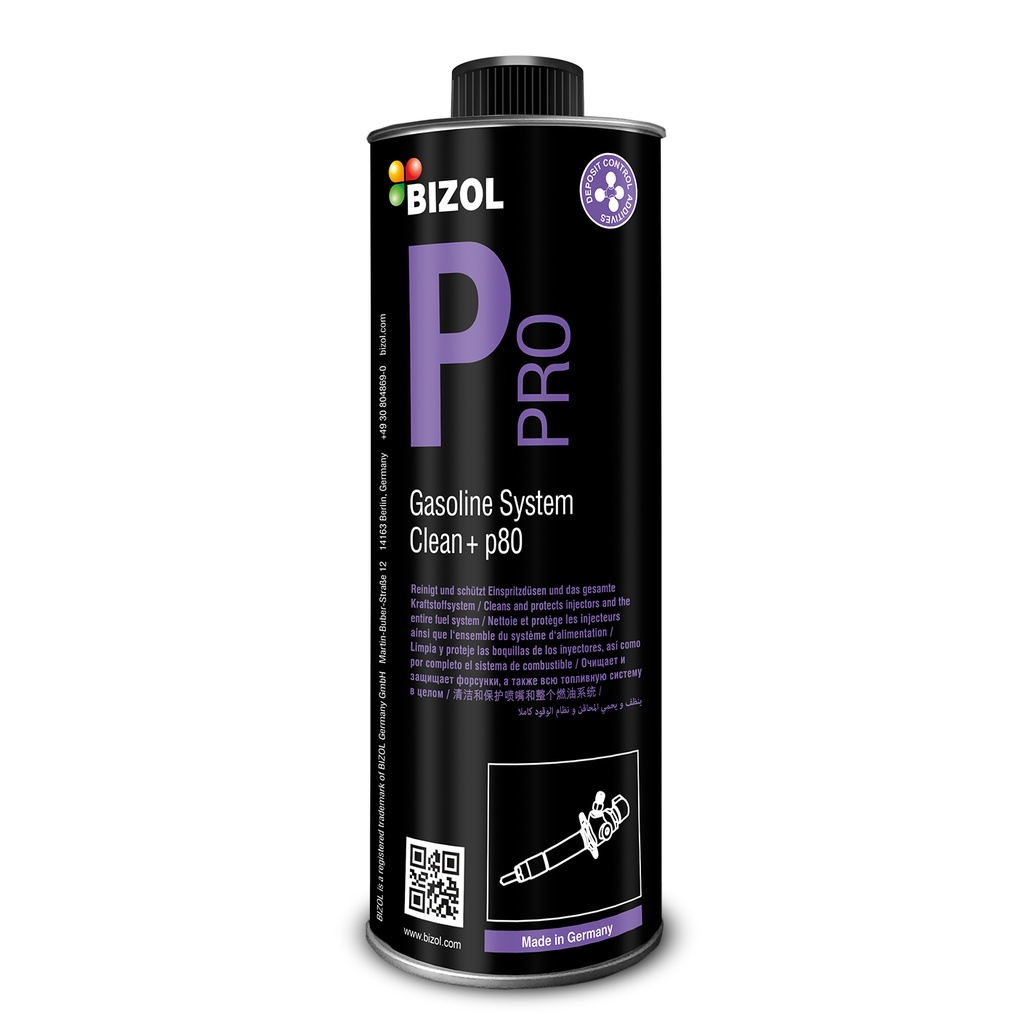 Bizol Pro Gasoline System Clean + p80 - 1Lt.
