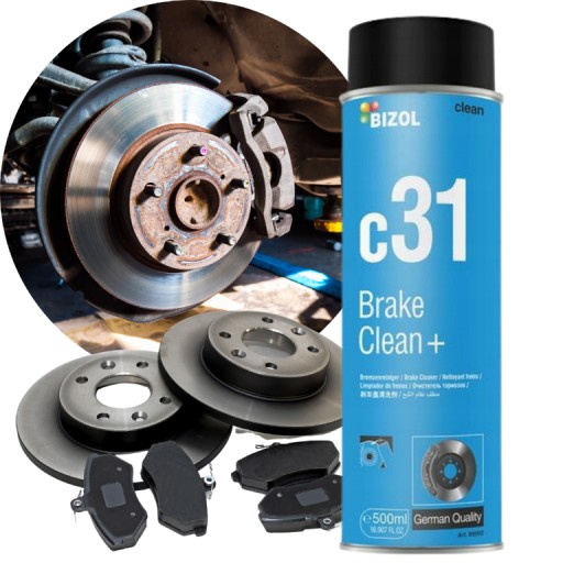 [80002] Bizol Brake Clean + c31 - 500ml.