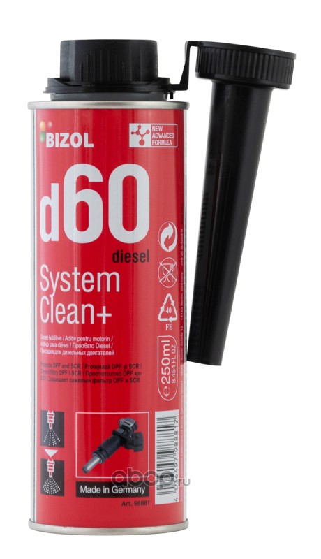 [8881] Bizol Diesel System Clean + d60 - 1000ml.