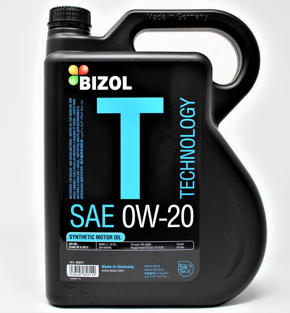 BIZOL Technology 5W-20 ECO 5 Lts