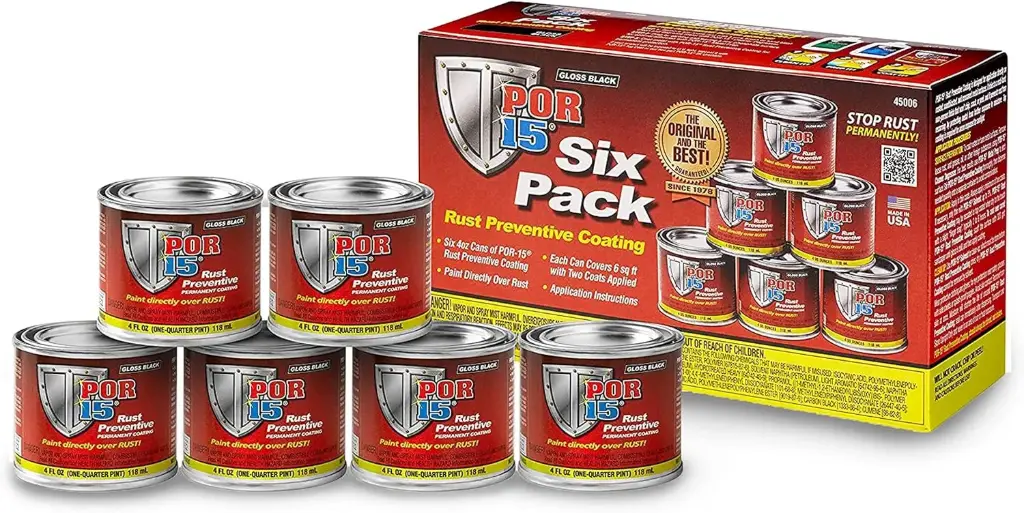 POR-15 SIX PACK - 4 FL. OZ.