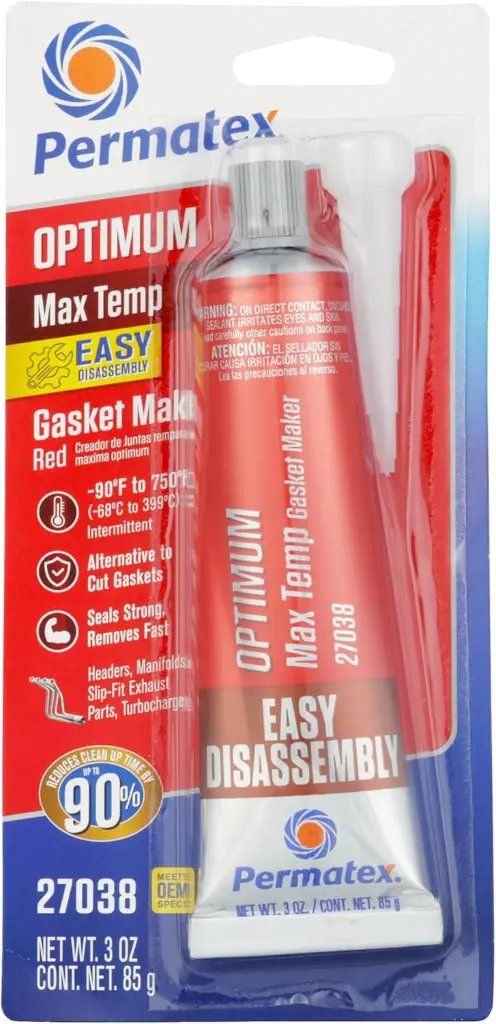 [PERM27038] PERMATEX OPTIMUM RED GASKET MAKER - 3 OZ