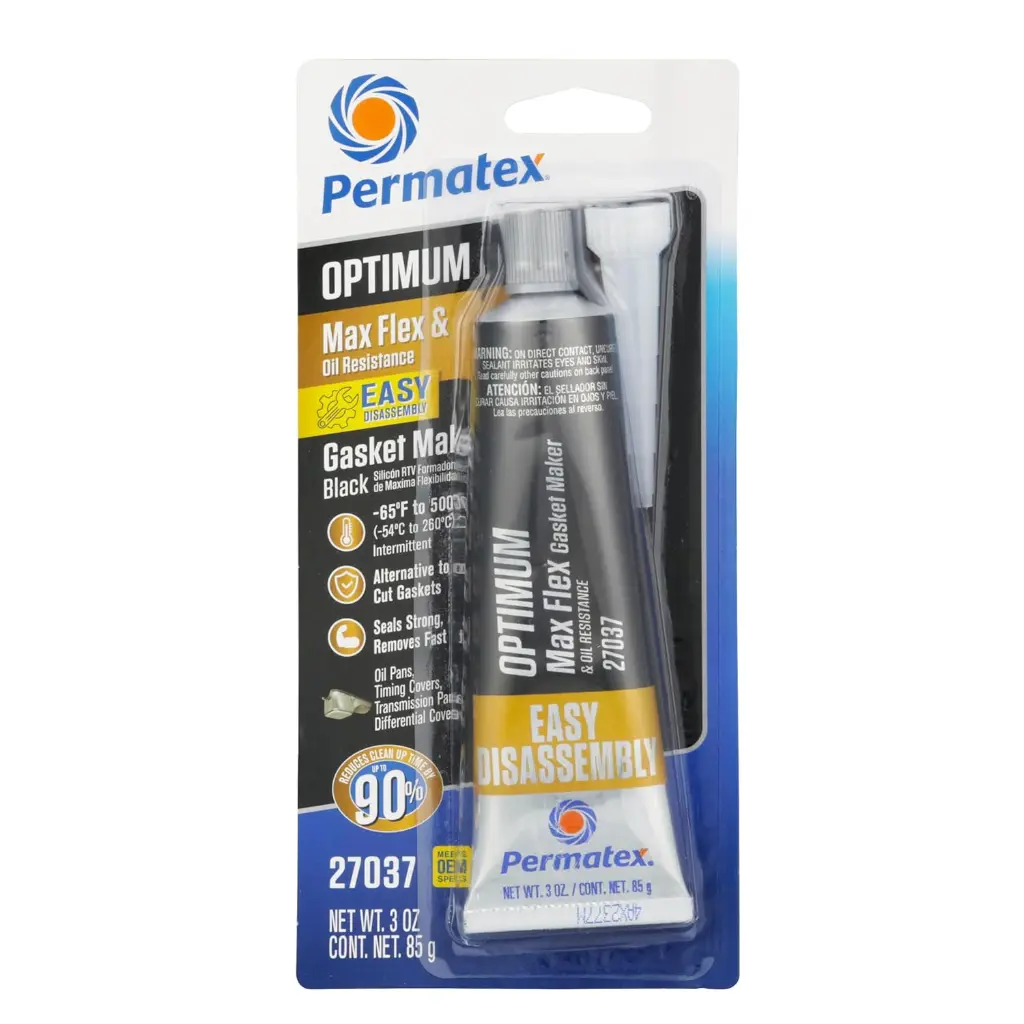 PERMATEX OPTIMUM BLACK GASKET MAKER - 3 OZ