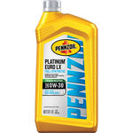 [PENZ030ELX] Pennzoil Platinum Euro LX Synthetic SAE 0W-30 Motor Oil - Quart