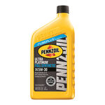 Pennzoil Ultra Platinum Synthetic SAE 5W-30 Motor Oil - Quart
