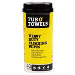[FDRLTW40] Tub O' Towels Heavy Duty Cleaning Wipes, 40 Count - .75 lbs.