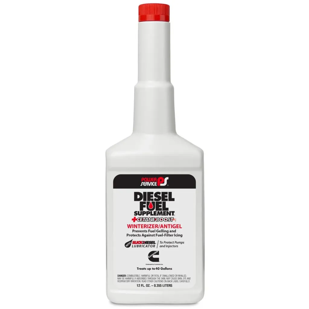 Power Service Diesel Fuel Supplement +Cetane Boost - 12 oz