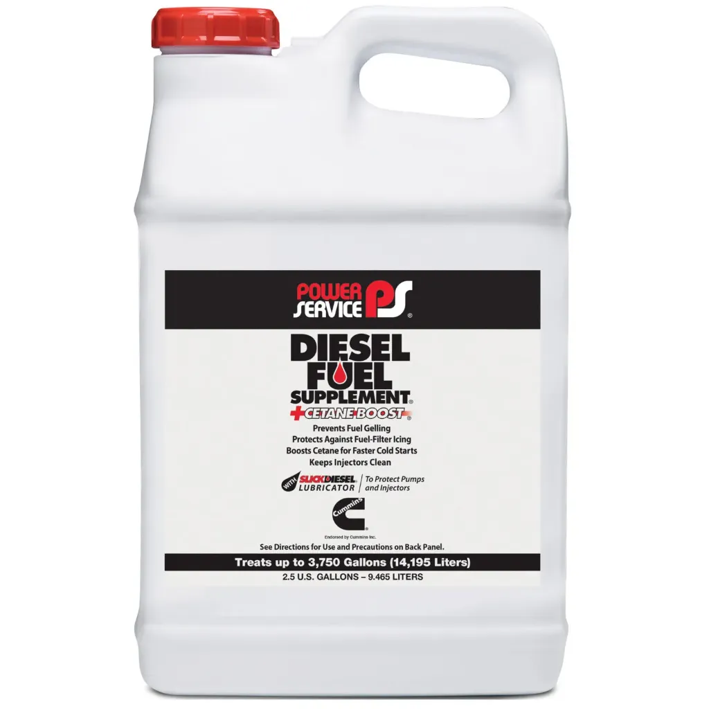 [PSVC1050] Power Service Diesel Fuel Supplement +Cetane Boost - 2.5 Gal